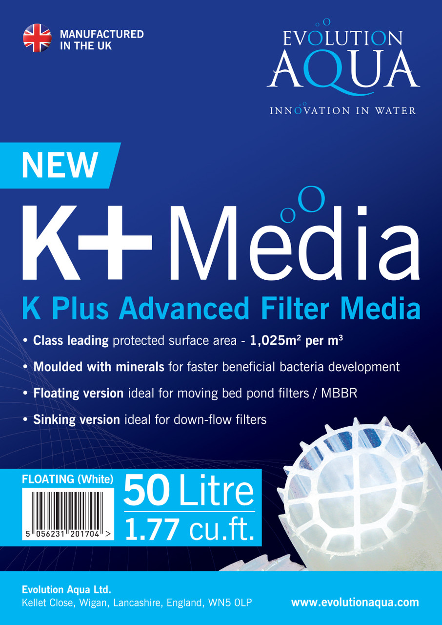 Біозавантаження Evolution Aqua K+ Media 25L з рухомими шаром