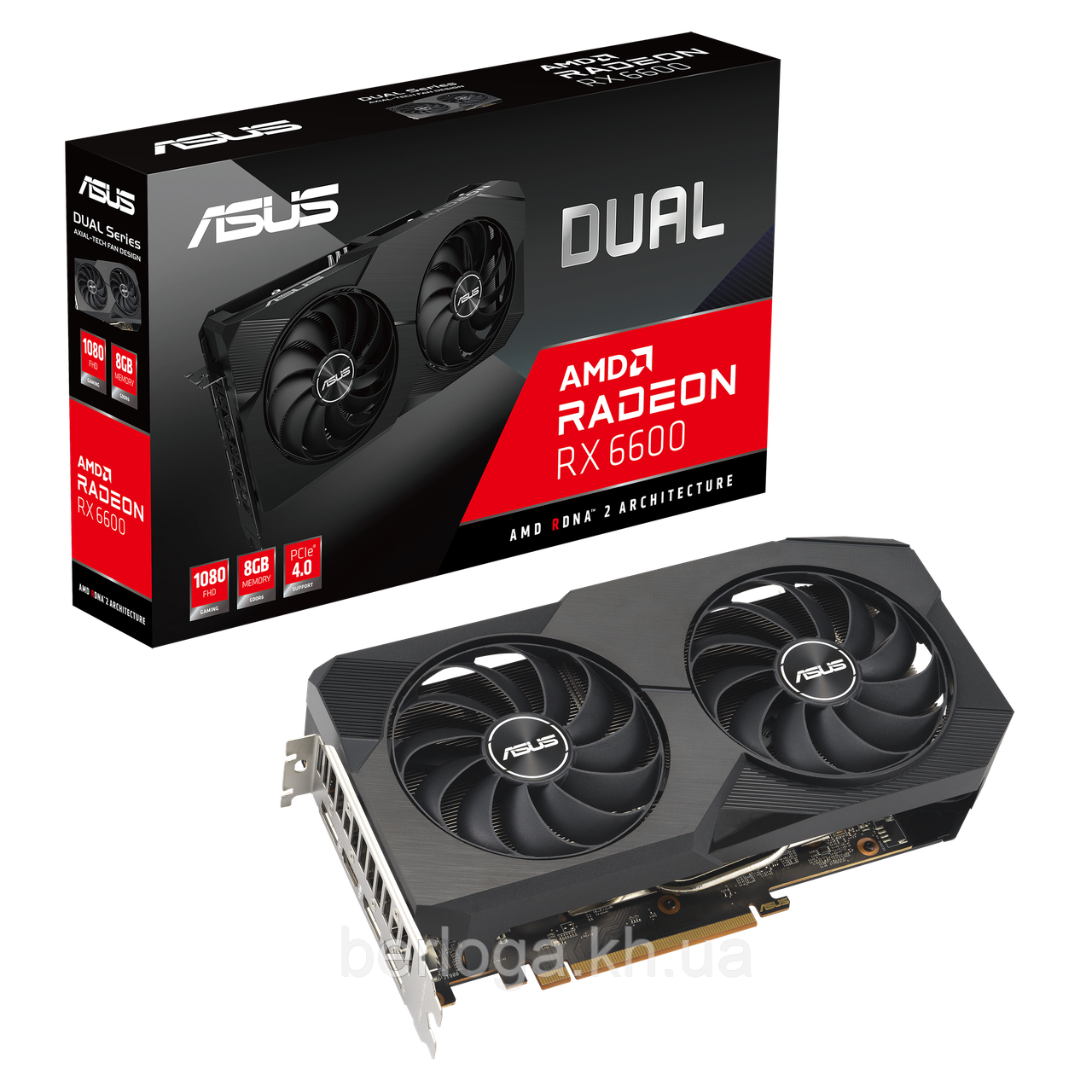 Відеокарта ASUS DUAL-RX6600-8G ( DUAL-RX6600-8G)