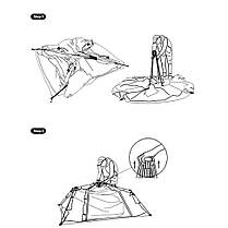 Тент для кемпінгу Naturehike CNK2450WS021, бежевий, фото 4