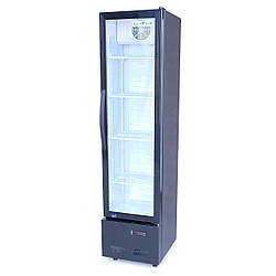Шафа холодильна для напоїв GoodFood BC160NBW2LED чорна-біла