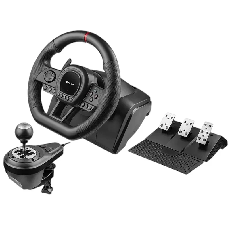 Ігрове кермо для приставки з коробкою передач Tracer SimRacer кермо для ігор playstation 4 кермо з педалями