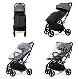 Коляска прогулянкова Ninos Ola New Light Grey сіра NO2024LG, фото 3