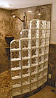 Спеціальний склоблок Clear Double End Wave кольоровий 190х190х80 мм серія Basic, фото 10