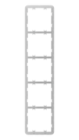 Frame (5 seats) vertical Рамка для п'яти розеток/вимикачів