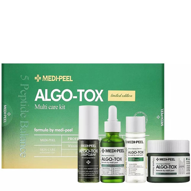 Набір для догляду за проблемною, жирною та чутливою шкірою обличчя MediPeel Algo-Tox Multi Care Kit, фото 1