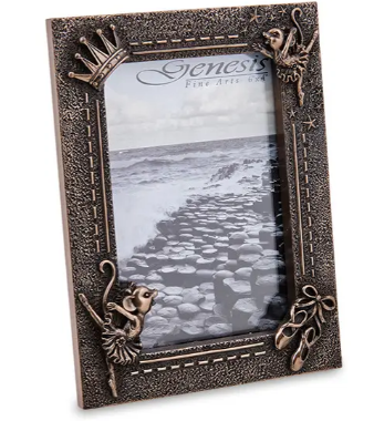 Романтична рамка для фотографій з полістоуну "Балет" від італійського бренду Veronese висота 19 см, фото 1