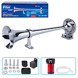 Сигнал звуковий повітряний "дудка" 330 мм (Elephant) Vitol CA-1330 12v, фото 3