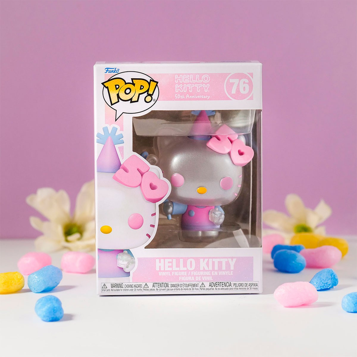 Ігрова фігурка Funko POP! Hello Kitty 76 - Фанко Поп Хелоу Кітті з кулькою 76090, фото 1
