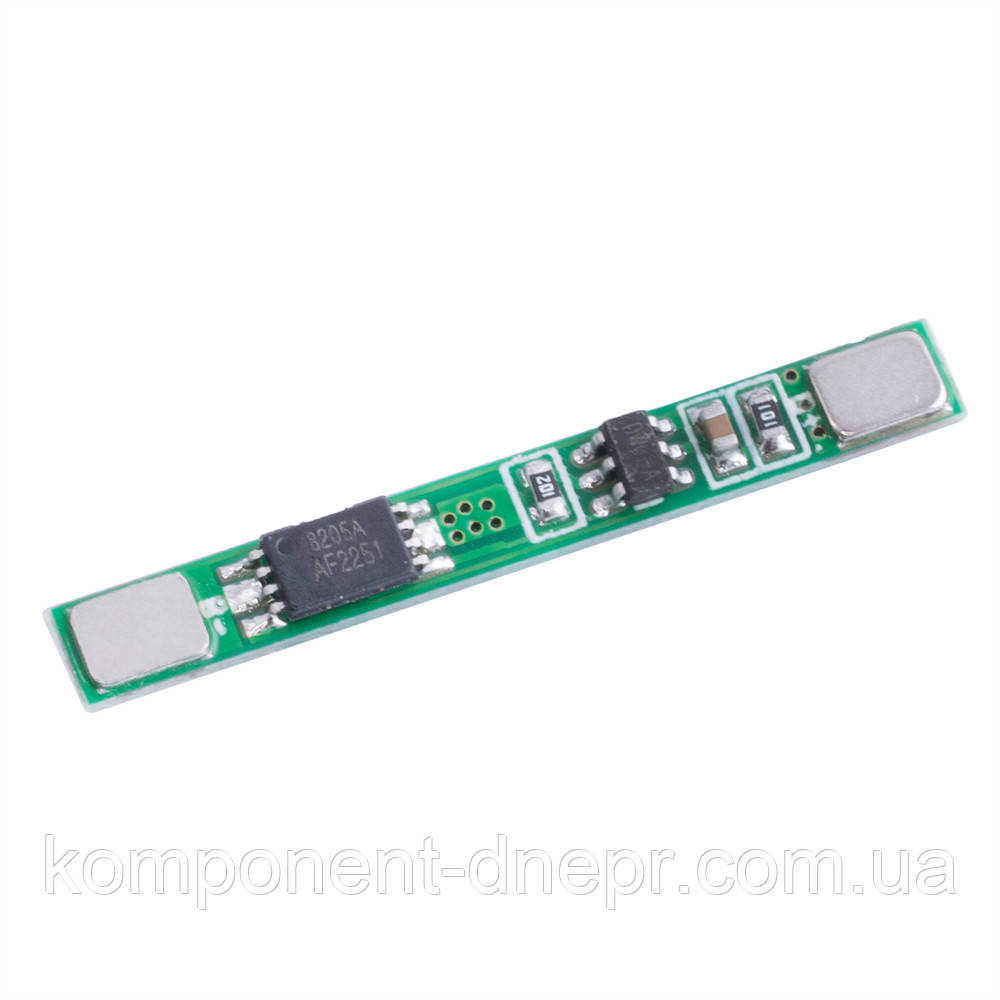 Контролер заряду / розряду LiIo батареї BMS 1S 2A