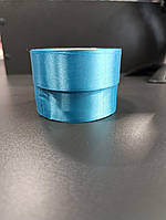 Стрічка атласна 25 мм (Блакитна темна)