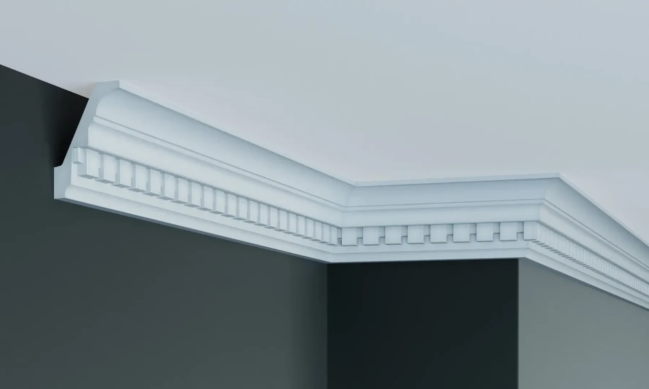 Карниз Поліуретановий З Орнаментом Gaudi Decor C 1002