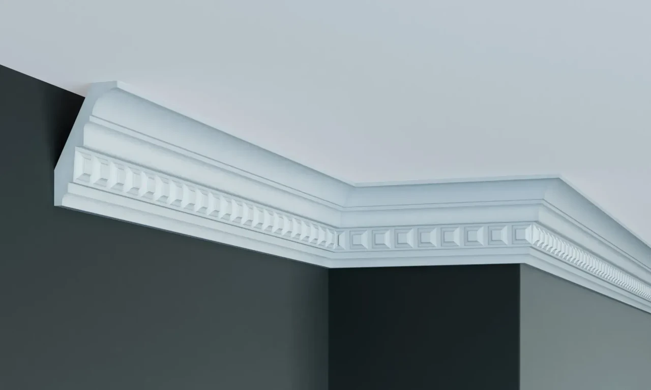 Карниз Поліуретановий З Орнаментом Gaudi Decor C 1004