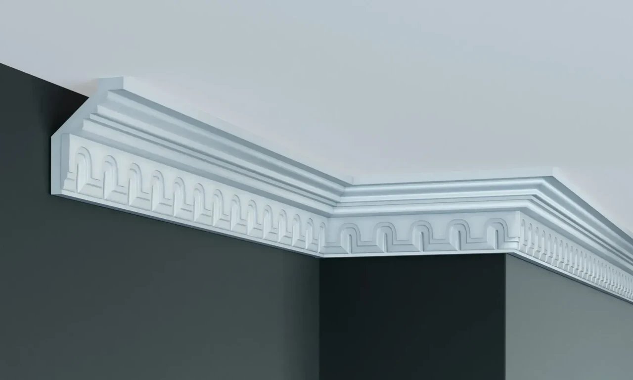 Карниз Поліуретановий З Орнаментом Gaudi Decor C 1007