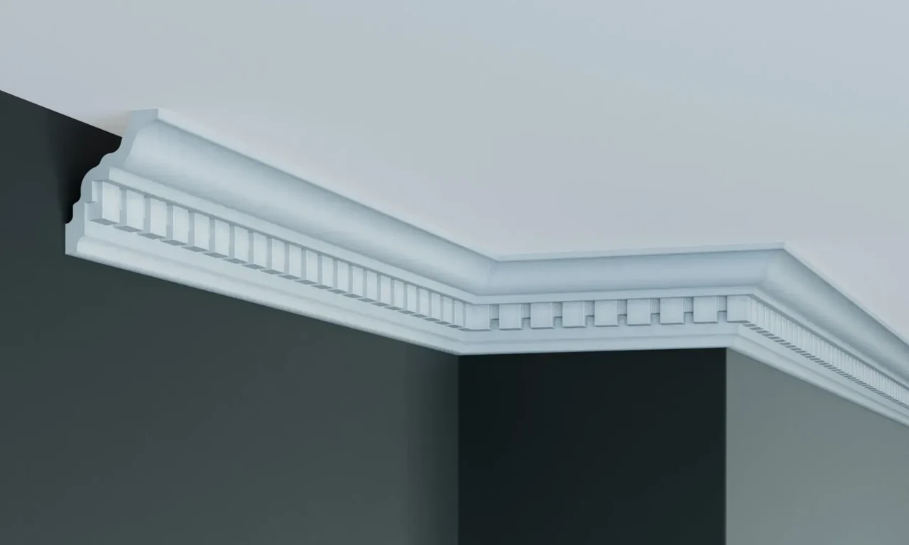 Карниз Поліуретановий З Орнаментом Gaudi Decor C 1008