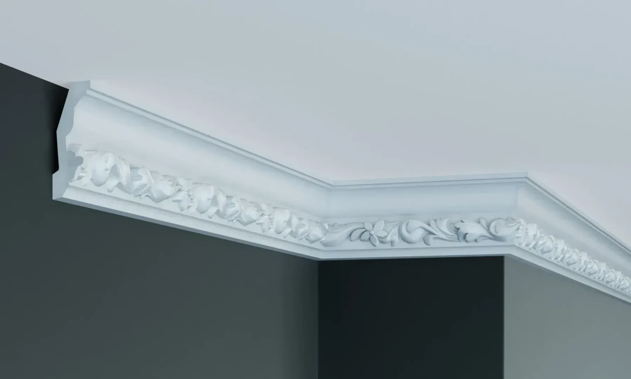 Карниз Поліуретановий З Орнаментом Gaudi Decor C 1013 Flexi