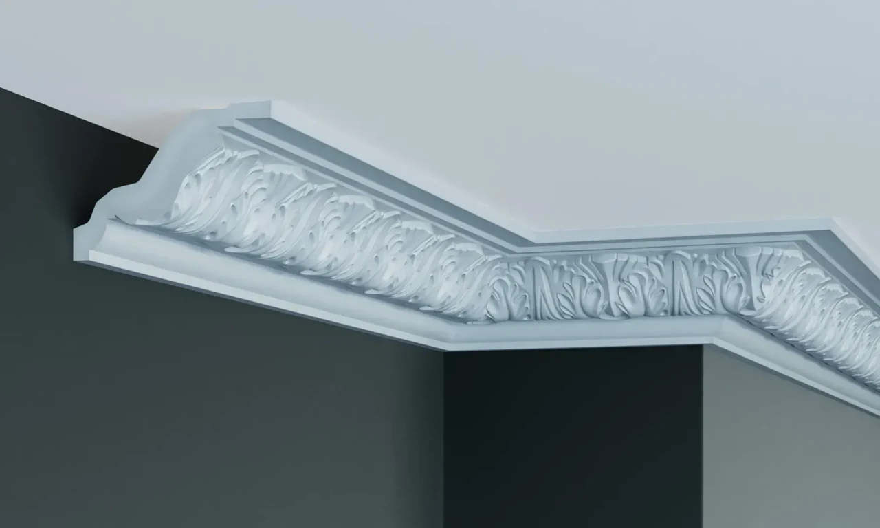 Карниз Поліуретановий З Орнаментом Gaudi Decor C 1030