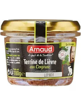 Паштет Arnaud з зайця з коньяком 180 г