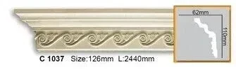 Карниз Поліуретановий З Орнаментом Gaudi Decor C 1037