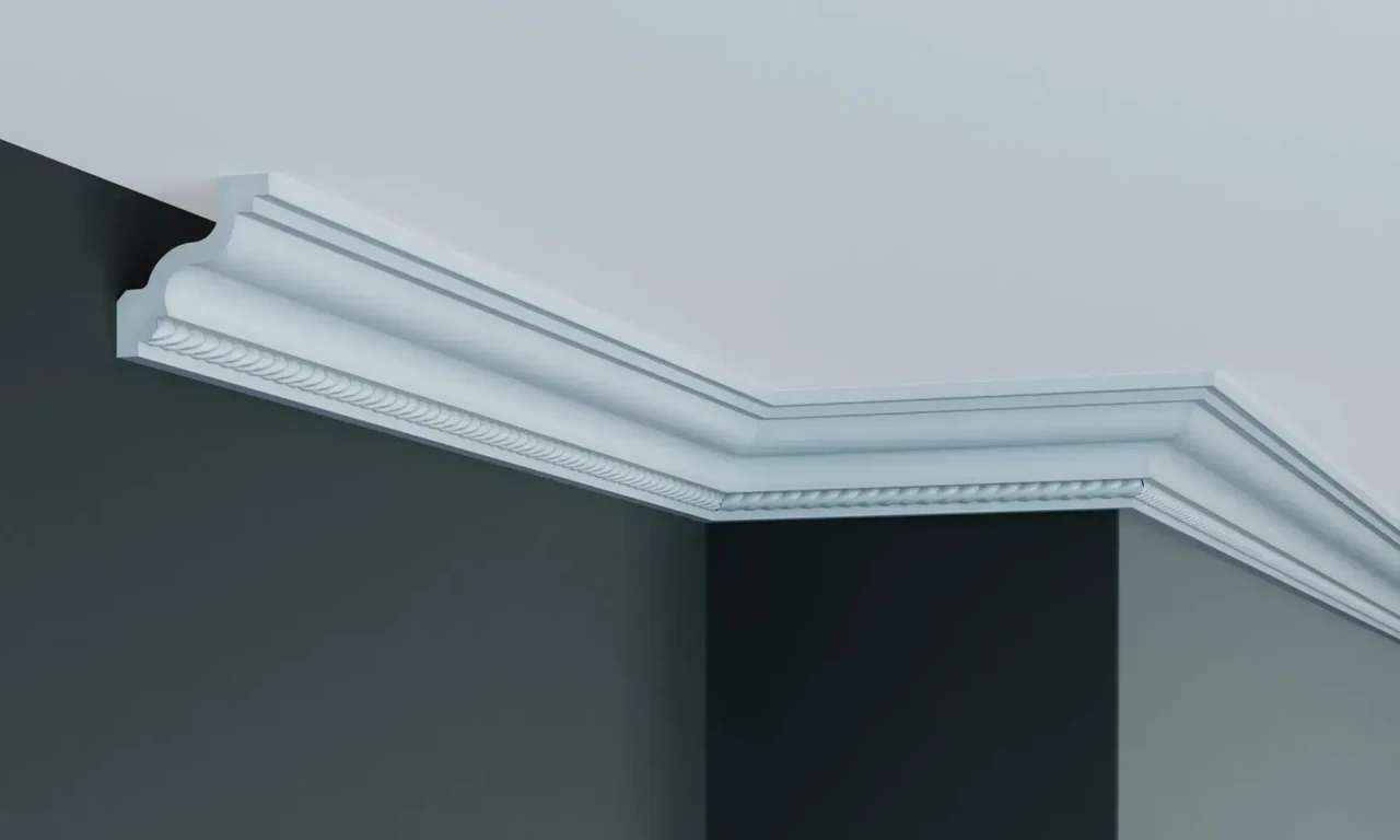 Карниз Поліуретановий З Орнаментом Gaudi Decor C 1090 Flexi