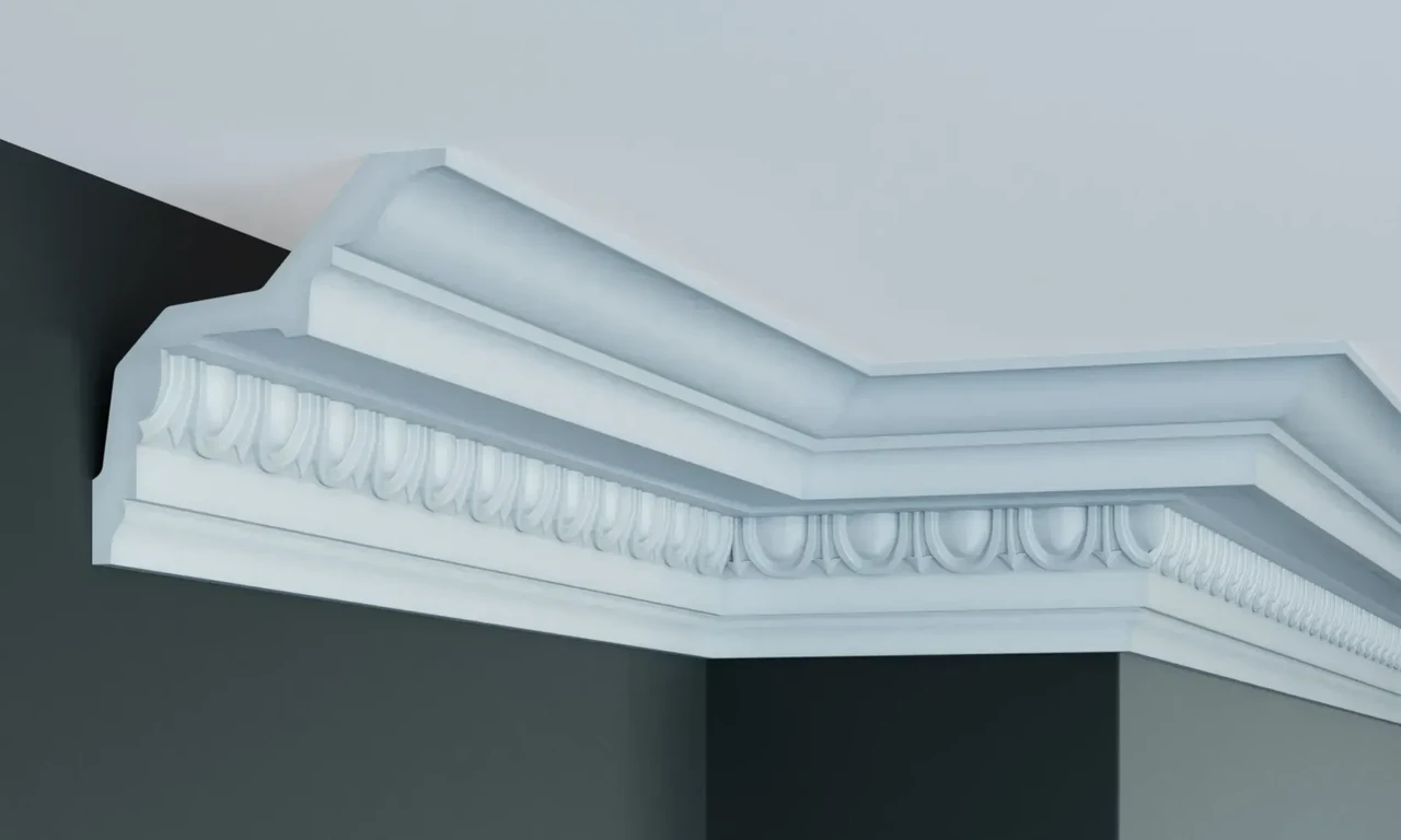 Карниз Поліуретановий Гладкий Gaudi Decor C 204