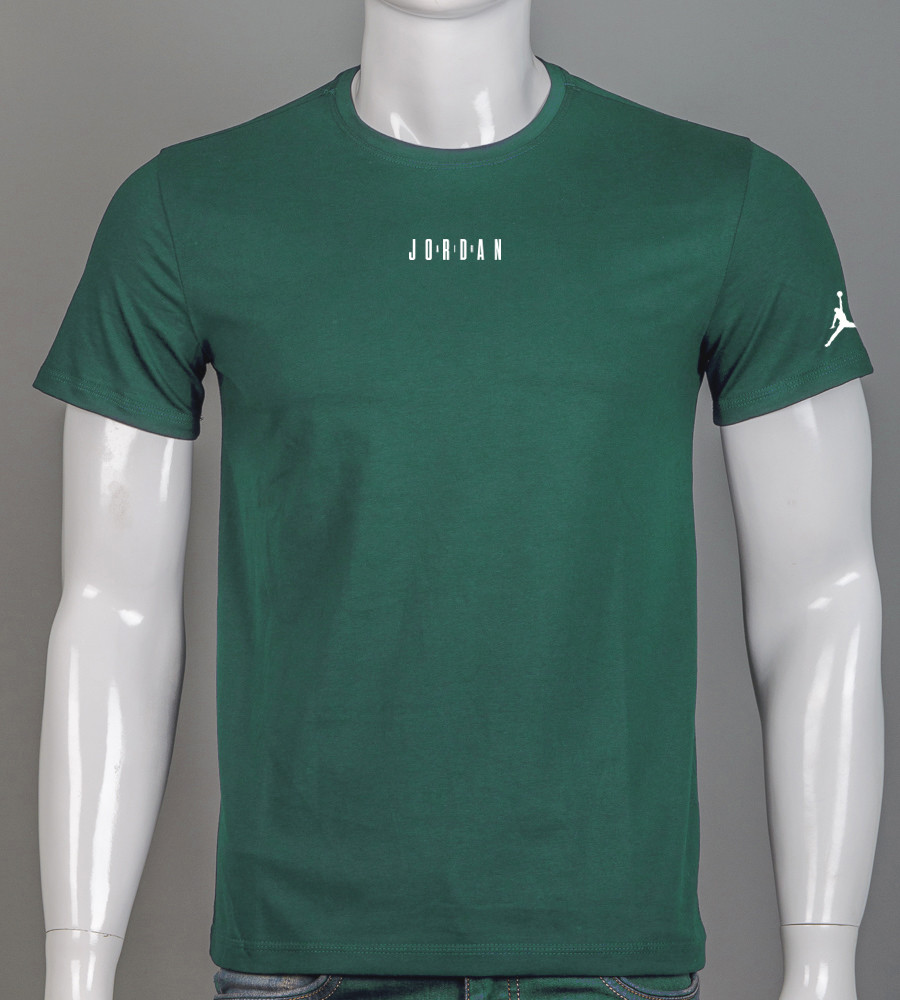 Футболка чоловіча Jordan 2511м (Уп.4шт M-XXL), Смарагдовий