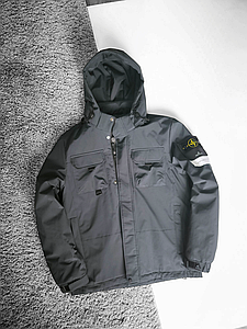 Чоловіча куртка Stone Island графіт XL