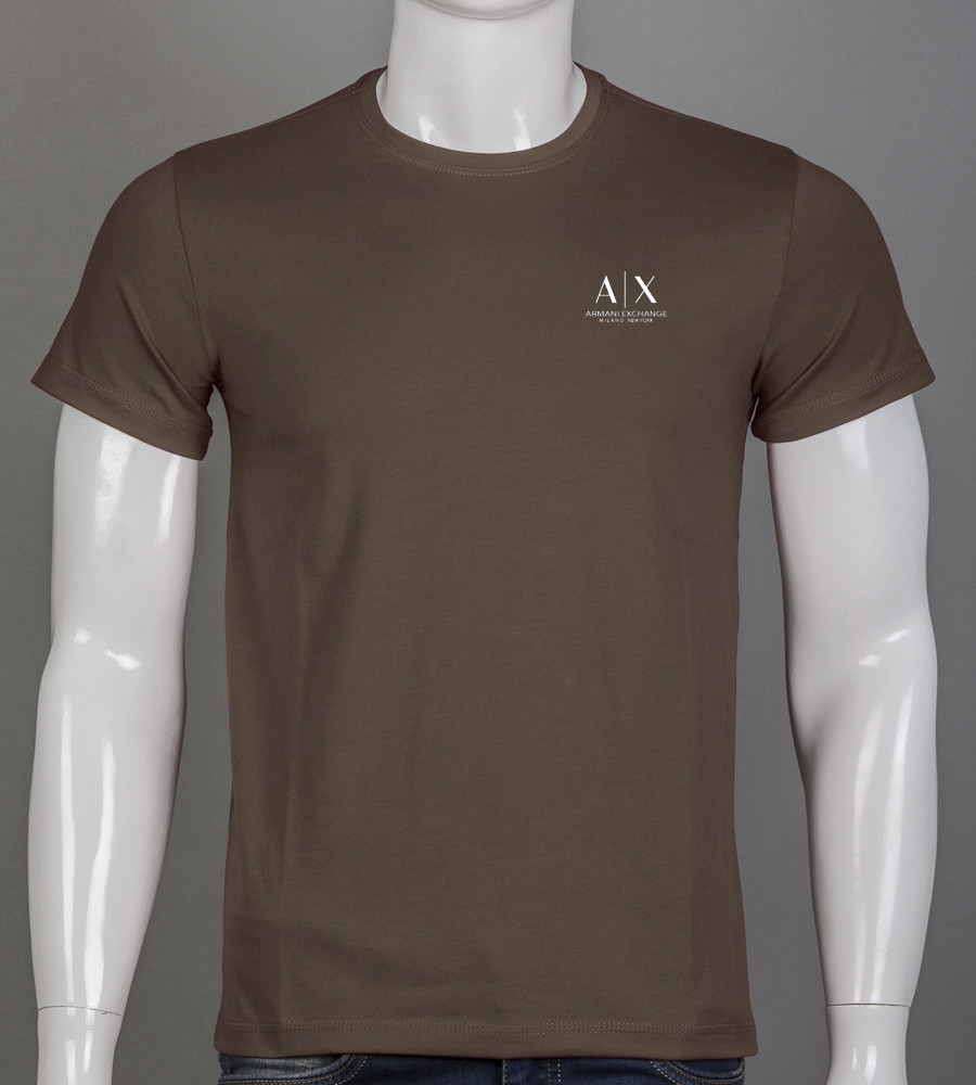 Футболка чоловіча Armani Exchange 2420м (Уп.4шт M-XXL), Коричневий