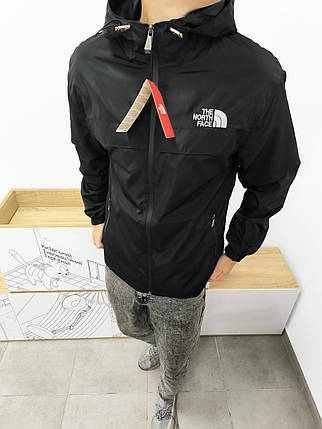 Чоловічі вітровка The north Face чорна (вишивка) L, фото 1