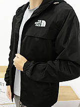 Чоловічі вітровка The north Face чорна (вишивка) L, фото 4