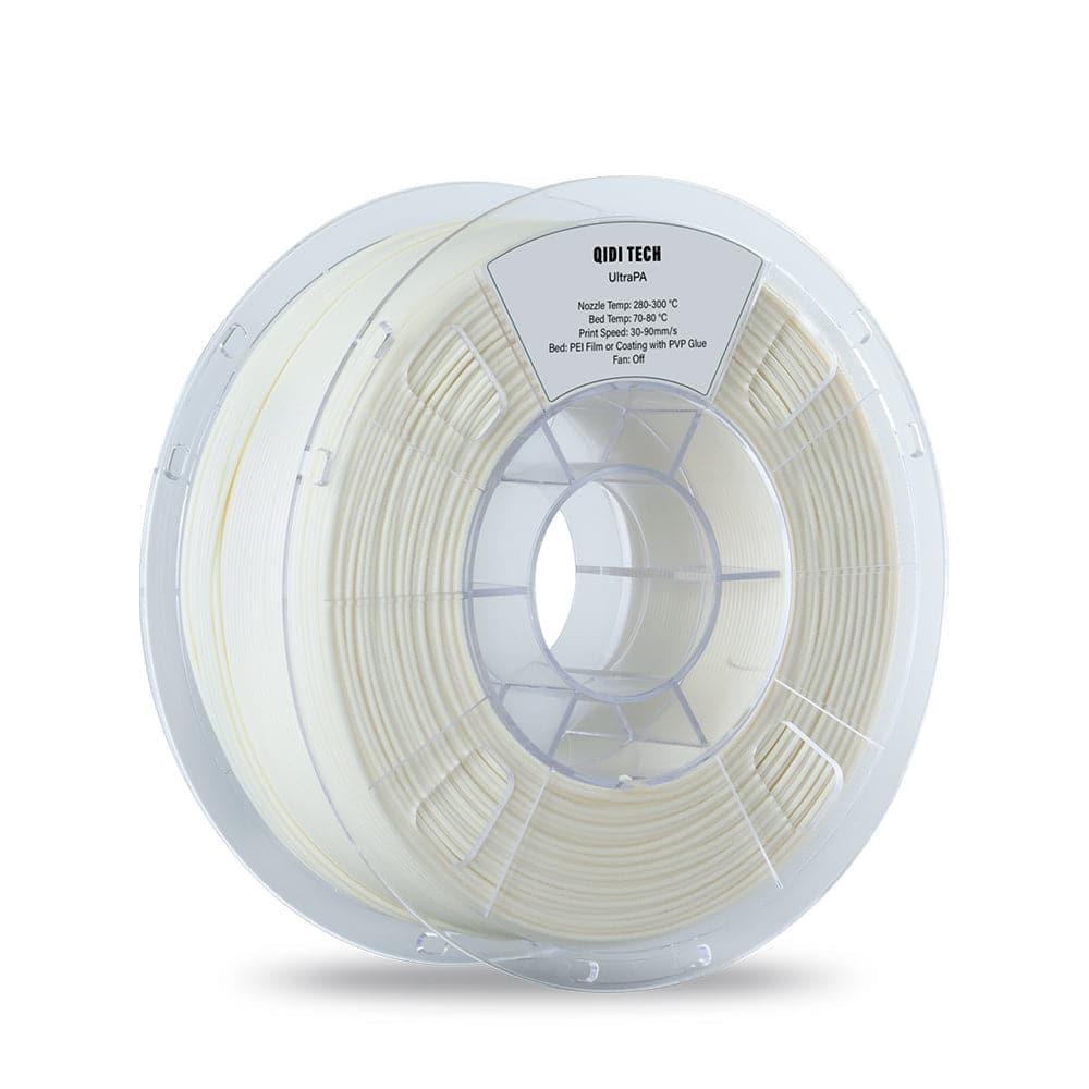 Пластик філамент для 3Д-друку QIDI TECH UltraPA Nylon Natural, Classic Spool, 1.75мм, 1кг, 280-300°C, для 3D-принтера, Білий
