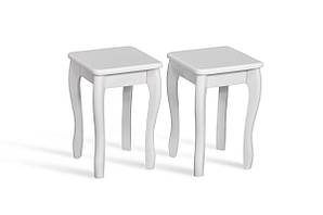 Табурет обідній СМАРТ, ВІЛЬХА/білий матов