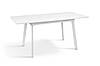 Стіл Етна 120(+40)*75 білий метал/білий, фото 3