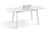 Стіл Етна 120(+40)*75 білий метал/білий, фото 4