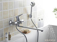 Змішувач для ванної ZEGOR PUD7-A045 одноважільний Хром (Польща)