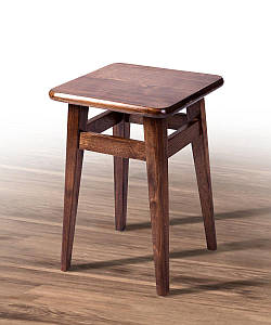 Табурет обідній НОГА ПРЯМА, темний горіх