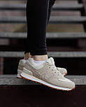 Жіночі кросівки демісезонні New Balance 574 весна осінь сірі. Живе фото, фото 6