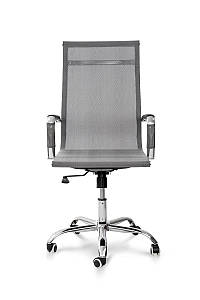 Стілець офісний Нетворк, PVC сітка сірий