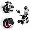 Дитячий триколісний велосипед  Ecotoys YM-BT-2 GRAY, фото 8