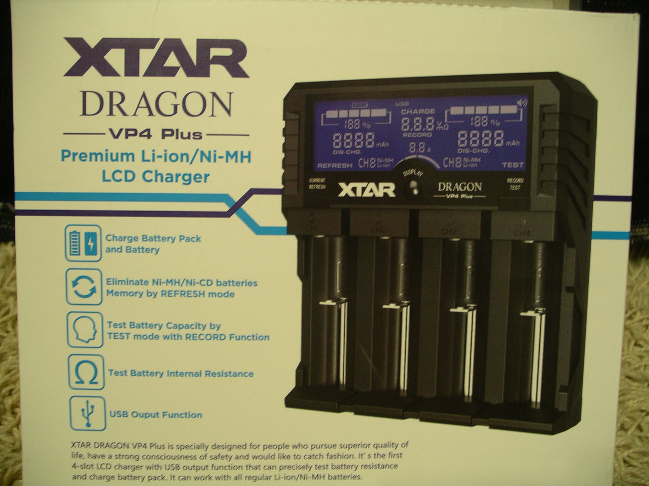 Купить  устройство XTAR VP4 Plus Dragon - профессиональное в .