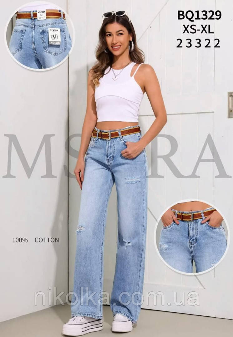 Джинси жіночі оптом, XS-XL рр., арт. Nk-BG1329, фото 1