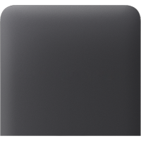 SideButton (1-gang) vertical graphite Бічна кнопка для одноклавішного вимикача Ajax, фото 3