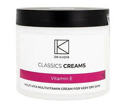 Мультивітамінний суперзволожувальний крем для дуже сухої шкіри Multi Vita cream for very dry skin Dr.Kadir 250 мл