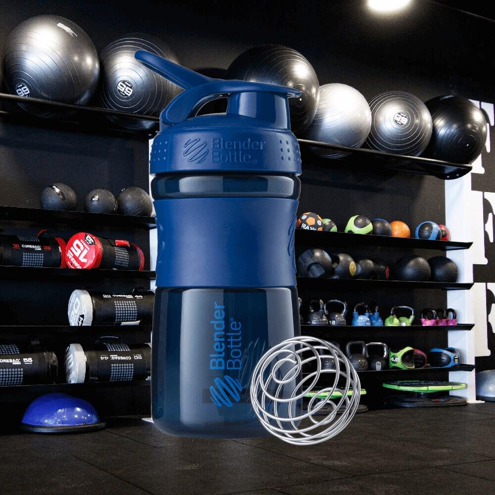 Шейкер для спортивного харчування BlenderBottle пляшка для спортсменів 590 ml у спортивний зал для харчування