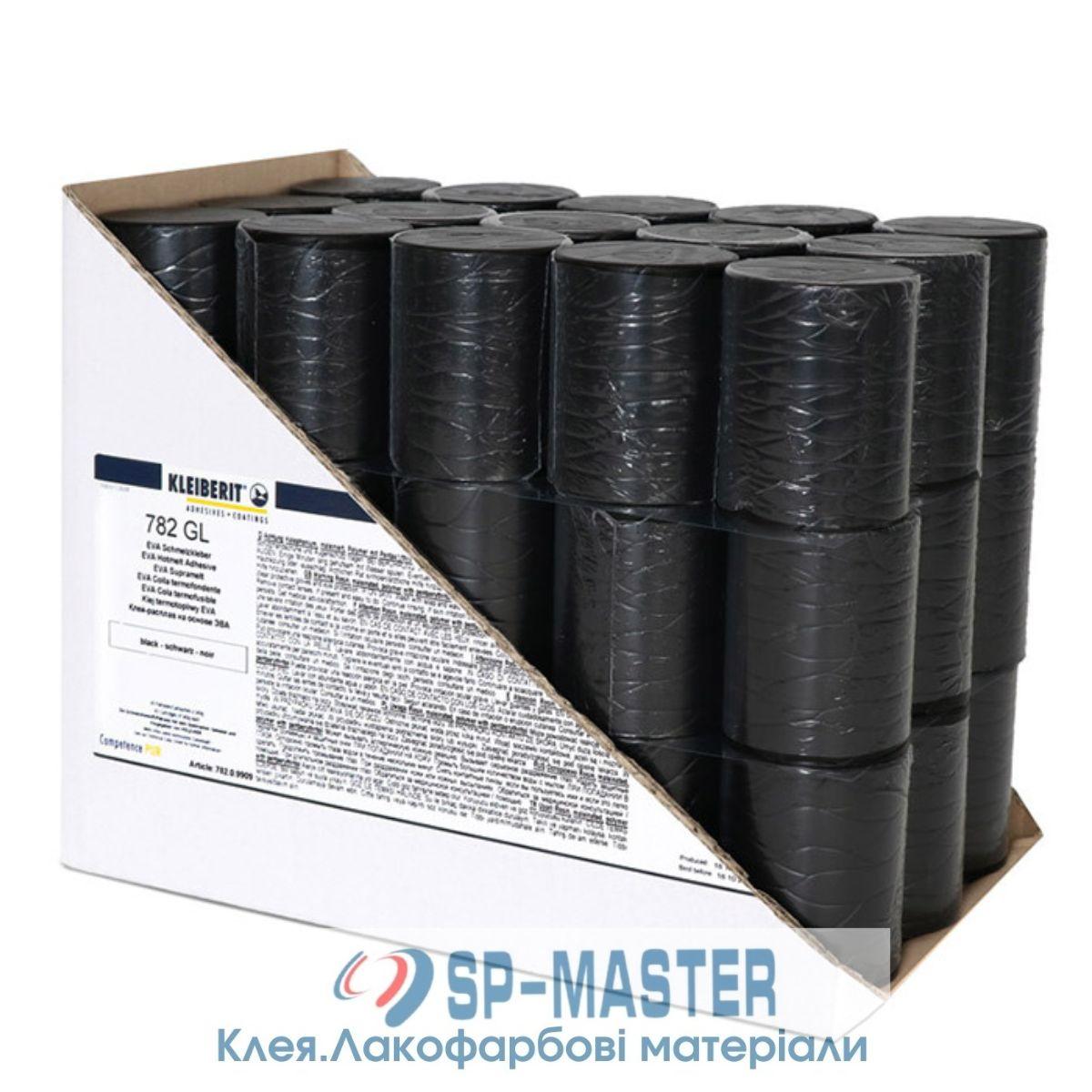 Клей-розплав Супрамельт 782 GL в патронах чорний для кромкооблицювання на верстатах Holz Her Клейберит, фото 1