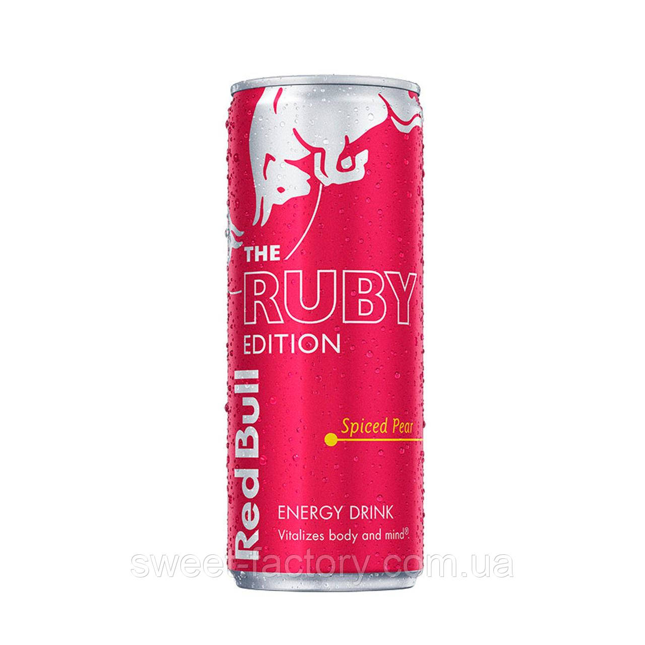 Енергетик Red Bull Ruby Edition Spiced Pear 250ml, фото 1