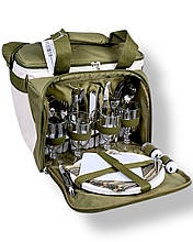 Набір посуду для пікніка Ranger Lawn на 4 персони з термосумкою