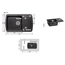 Кухонна мийка Lidz 770х490/200 GRF-13 (LIDZGRF13770490200), фото 2
