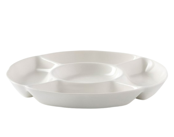 Тарілка-міняжниця Helios порцелянова 5 секцій HR1440, фото 1