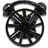 Компресорний блок Flinke 2065 голова компресорна (430 л/хв, 10 атм), фото 4