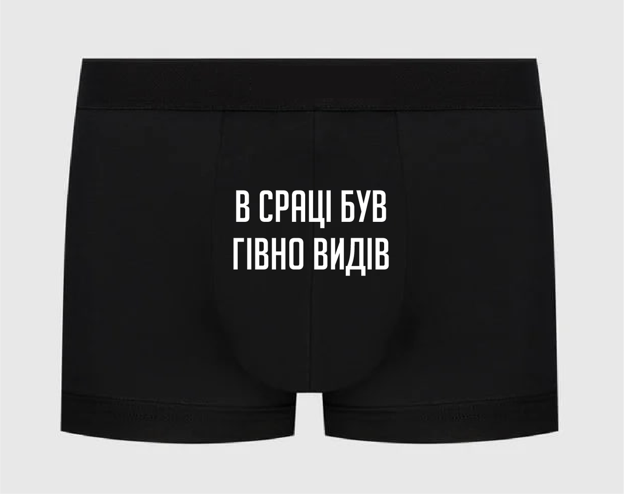 Труси з принтом "В сраці був гівно видів"